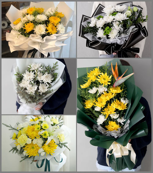 山西长治壶关县集店乡北桥上村白事花束代送